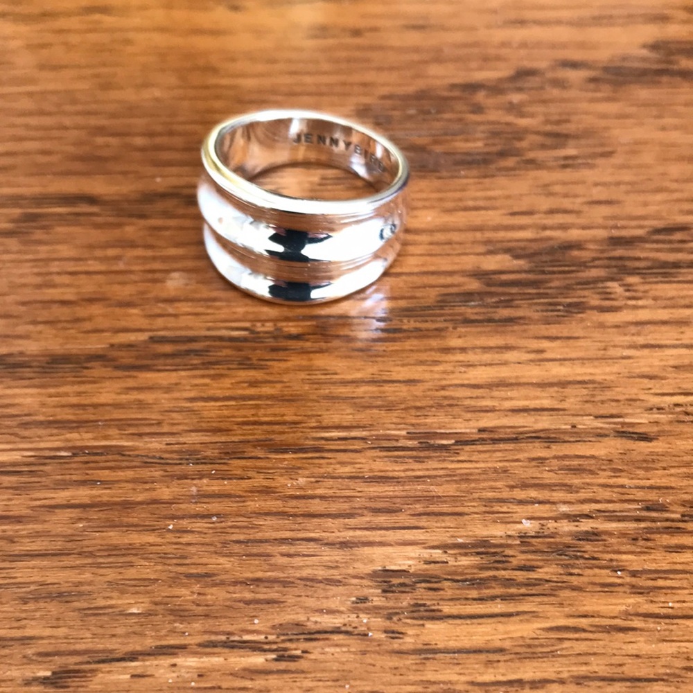 Jenny Bird Silver Triple Band Ring